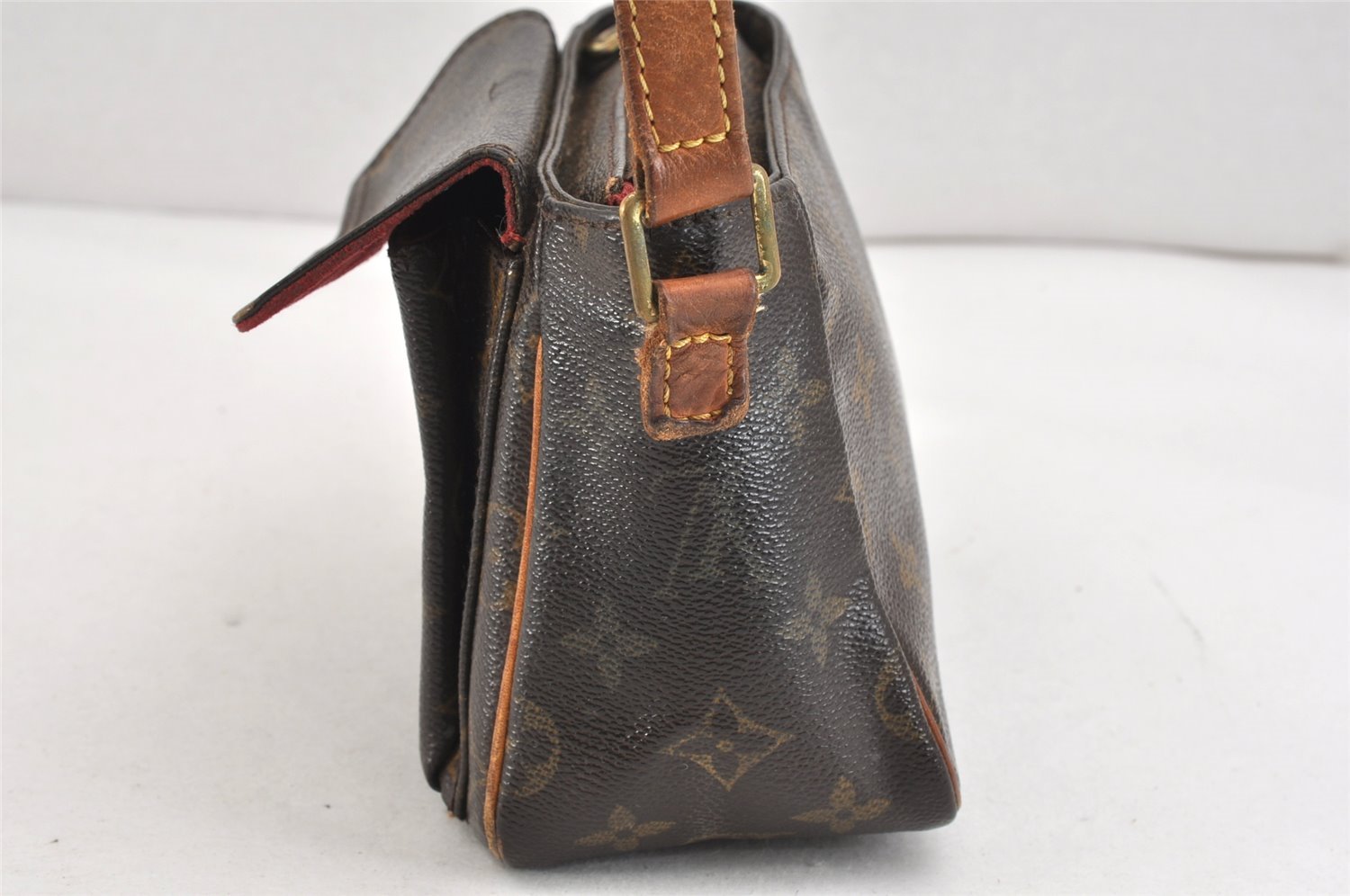 Authentic Louis Vuitton Monogram Viva Cite PM Shoulder Bag M51165 LV Junk 2447K