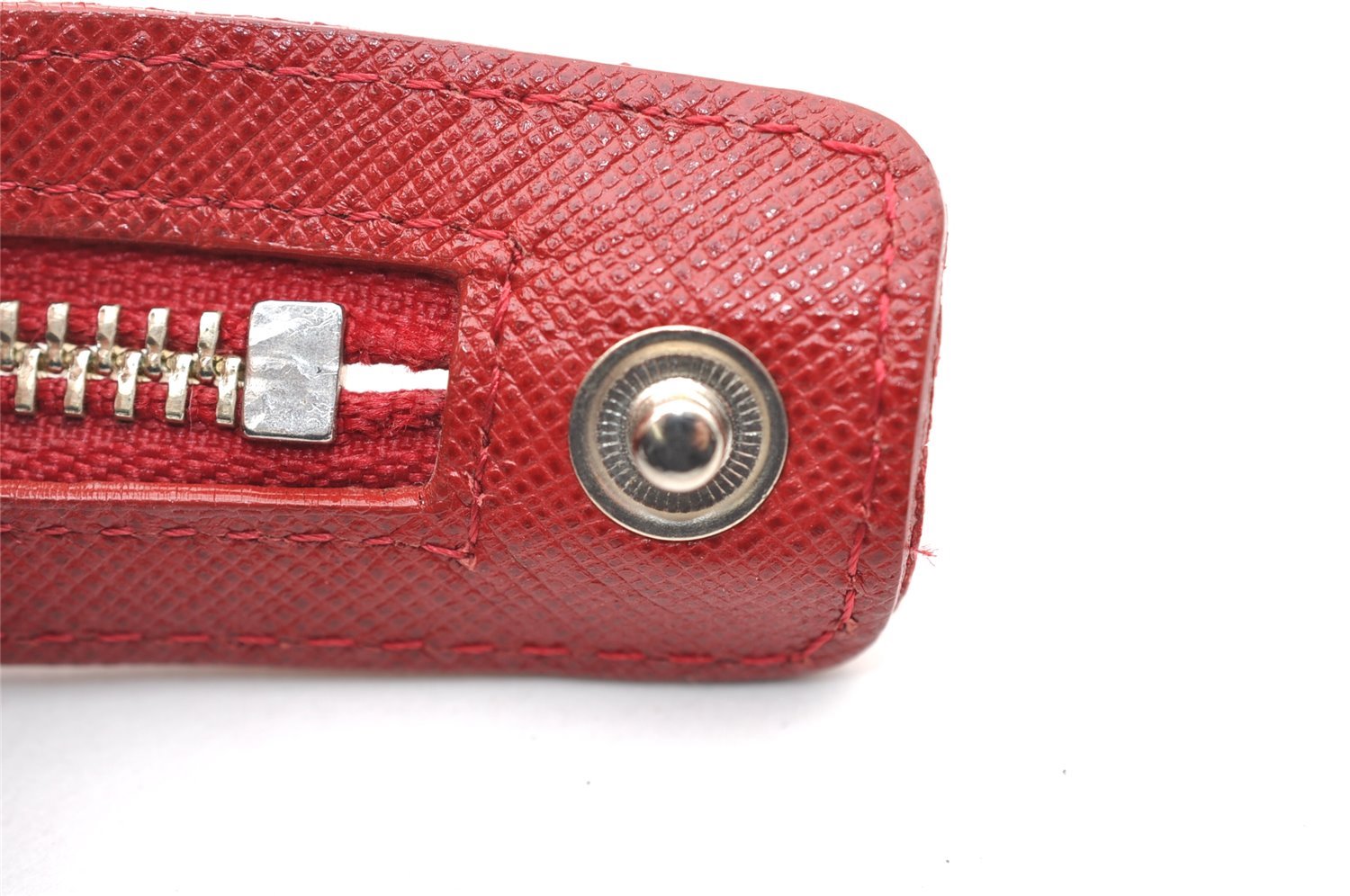 Authentic BURBERRY Vintage Leather Briefcase Business Hand Bag Red 2449I