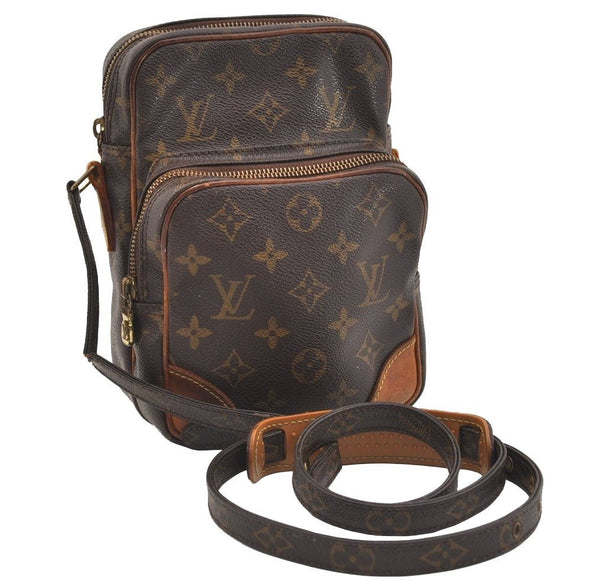 Authentic Louis Vuitton Monogram Amazone Shoulder Cross Bag M45236 Junk 2450J