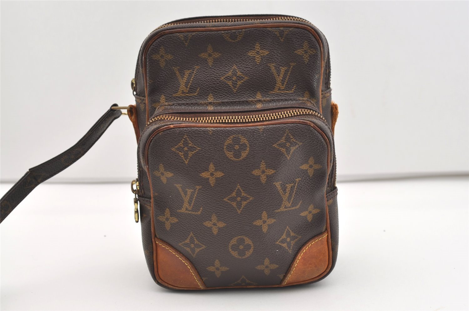 Authentic Louis Vuitton Monogram Amazone Shoulder Cross Bag M45236 Junk 2450J