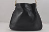 Authentic GUCCI Bamboo 2Way Shoulder Hand Bag Leather Black 0011577 Junk 2450K