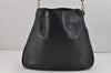 Authentic GUCCI Bamboo 2Way Shoulder Hand Bag Leather Black 0011577 Junk 2450K