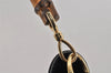 Authentic GUCCI Bamboo 2Way Shoulder Hand Bag Leather Black 0011577 Junk 2450K