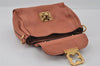 Authentic Chloe Elsie Vintage 2Way Hand Bag Purse Leather Pink 2451I