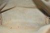 Authentic GUCCI Web Sherry Line Shoulder Tote Bag GG PVC Leather Brown 2452I