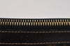 Authentic FENDI Zucca Clutch Hand Bag Purse Nylon Leather Brown Black 2452K