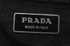 Authentic PRADA Nylon Tessuto Saffiano Leather Shoulder Cross Bag Black 2453I