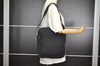 Authentic PRADA Nylon Tessuto Saffiano Leather Shoulder Cross Bag Black 2453I