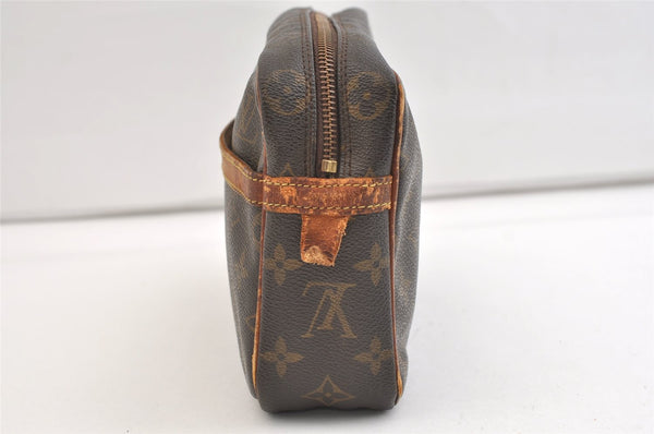 Authentic Louis Vuitton Monogram Compiegne 23 Clutch Hand Bag M51847 LV 2454K