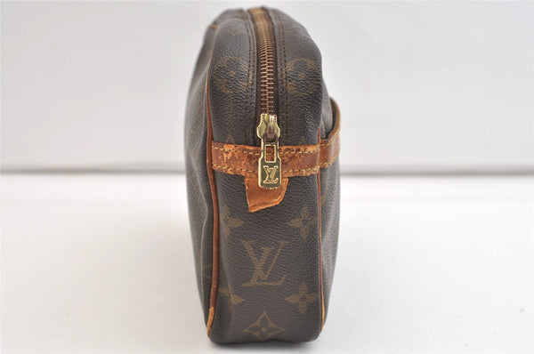 Authentic Louis Vuitton Monogram Compiegne 23 Clutch Hand Bag M51847 LV 2454K