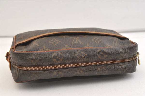 Authentic Louis Vuitton Monogram Compiegne 23 Clutch Hand Bag M51847 LV 2454K