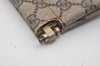 Authentic GUCCI Clutch Hand Bag Purse GG PVC Leather Brown Junk 2456J