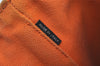 Authentic PRADA Canapa M Vintage Canvas Tote Hand Bag Orange 2457I