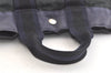 Authentic HERMES Fourre Tout PM Hand Tote Bag Canvas Navy Blue 2457K