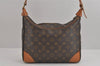 Authentic Louis Vuitton Monogram Boulogne 30 Shoulder Cross Bag M52165 LV 2458J