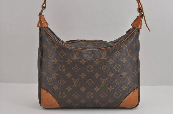 Authentic Louis Vuitton Monogram Boulogne 30 Shoulder Cross Bag M52165 LV 2458J