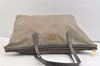 Authentic PRADA Nylon Tessuto Saffiano Leather 2Way Tote Bag Khaki Green 2458K