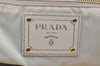 Authentic PRADA Nylon Tessuto Saffiano Leather 2Way Tote Bag Khaki Green 2458K