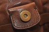 Authentic MIU MIU Vintage Leather Shoulder Tote Bag Brown 2459I
