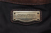 Authentic MIU MIU Vintage Leather Shoulder Tote Bag Brown 2459I