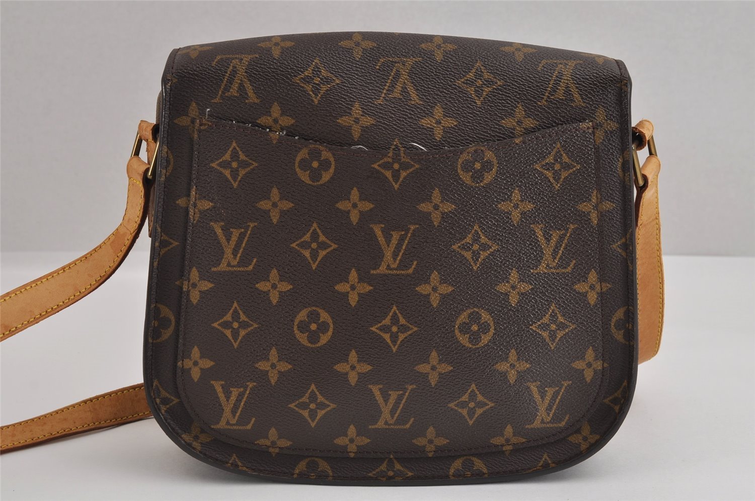 Authentic Louis Vuitton Monogram Saint Cloud GM M51242 Shoulder Cross Bag 2459J