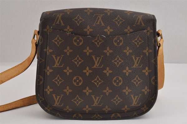 Authentic Louis Vuitton Monogram Saint Cloud GM M51242 Shoulder Cross Bag 2459J