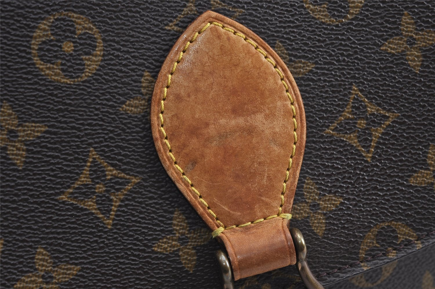 Authentic Louis Vuitton Monogram Saint Cloud GM M51242 Shoulder Cross Bag 2459J