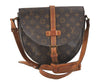 Authentic Louis Vuitton Monogram Chantilly GM Shoulder Cross Bag M51232 LV 2459K