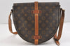 Authentic Louis Vuitton Monogram Chantilly GM Shoulder Cross Bag M51232 LV 2459K