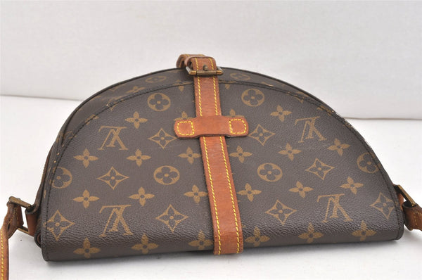 Authentic Louis Vuitton Monogram Chantilly GM Shoulder Cross Bag M51232 LV 2459K