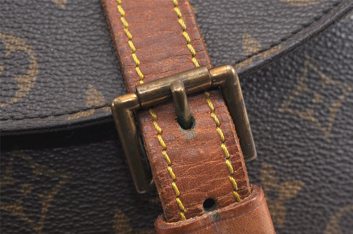 Authentic Louis Vuitton Monogram Chantilly GM Shoulder Cross Bag M51232 LV 2459K