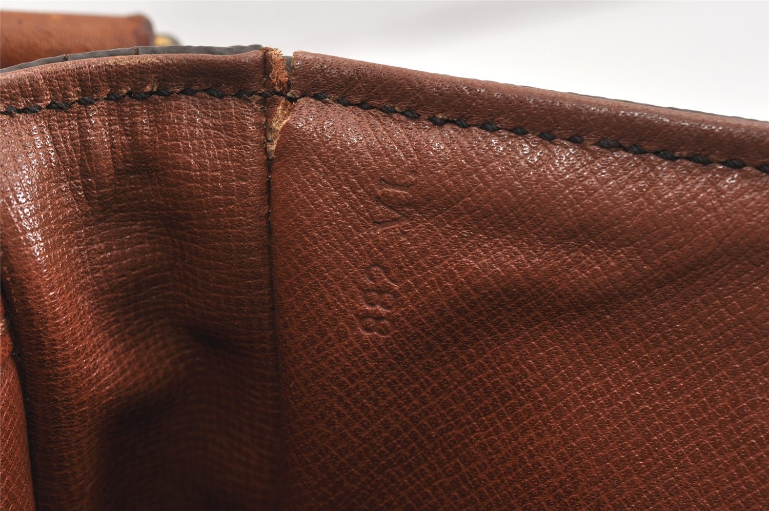 Authentic Louis Vuitton Monogram Chantilly GM Shoulder Cross Bag M51232 LV 2459K