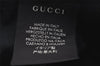 Authentic GUCCI Web Sherry Line Cap Wool Size L Gray 2460I