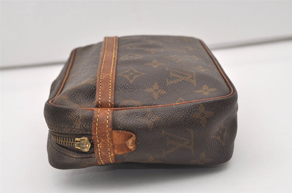 Authentic Louis Vuitton Monogram Compiegne 23 Clutch Hand Bag M51847 Junk 2460J