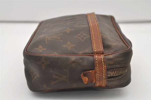 Authentic Louis Vuitton Monogram Compiegne 23 Clutch Hand Bag M51847 Junk 2460J
