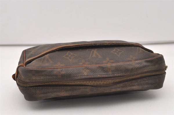 Authentic Louis Vuitton Monogram Compiegne 23 Clutch Hand Bag M51847 Junk 2460J