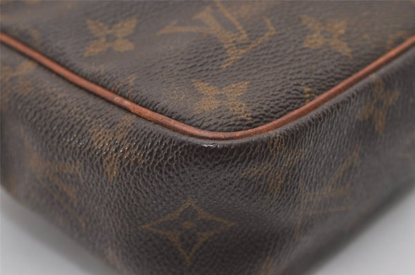 Authentic Louis Vuitton Monogram Compiegne 23 Clutch Hand Bag M51847 Junk 2460J