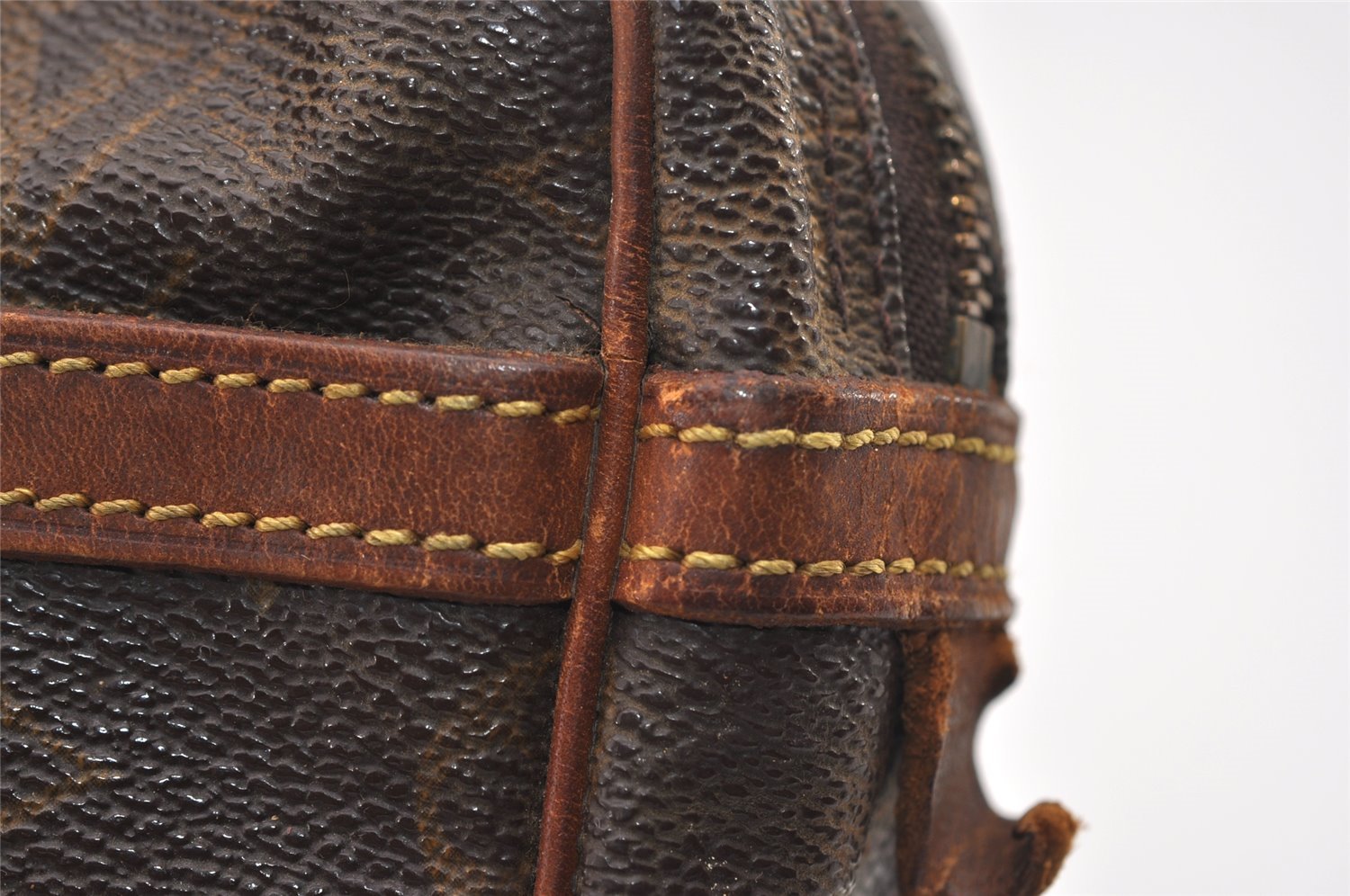 Authentic Louis Vuitton Monogram Compiegne 23 Clutch Hand Bag M51847 Junk 2460J