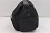 Authentic PRADA Nylon Tessuto Leather Shoulder Cross Body Bag Purse Black 2460K