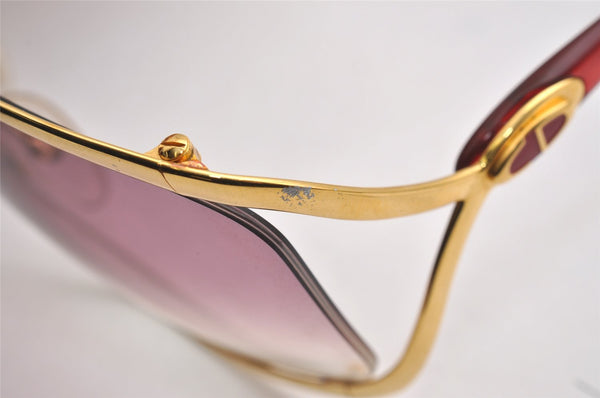 Authentic Christian Dior Sunglasses Plastic Titanium 2056 Red Gold CD 2461I