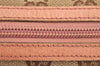 Authentic GUCCI Vintage Pouch Purse GG Canvas Leather 29596 Brown 2461K