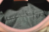 Authentic GUCCI Vintage Pouch Purse GG Canvas Leather 29596 Brown 2461K
