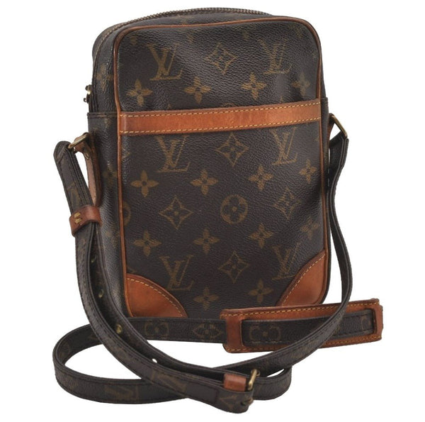Authentic Louis Vuitton Monogram Danube Shoulder Cross Bag M45266 Junk 2462J