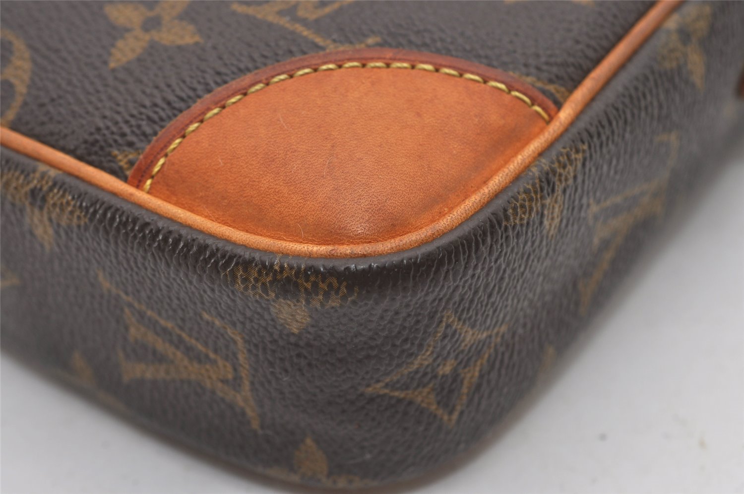 Authentic Louis Vuitton Monogram Danube Shoulder Cross Bag M45266 Junk 2462J