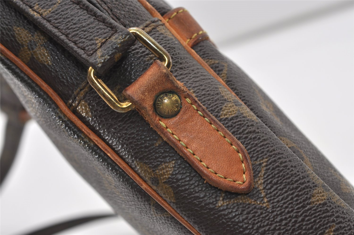 Authentic Louis Vuitton Monogram Danube Shoulder Cross Bag M45266 Junk 2462J