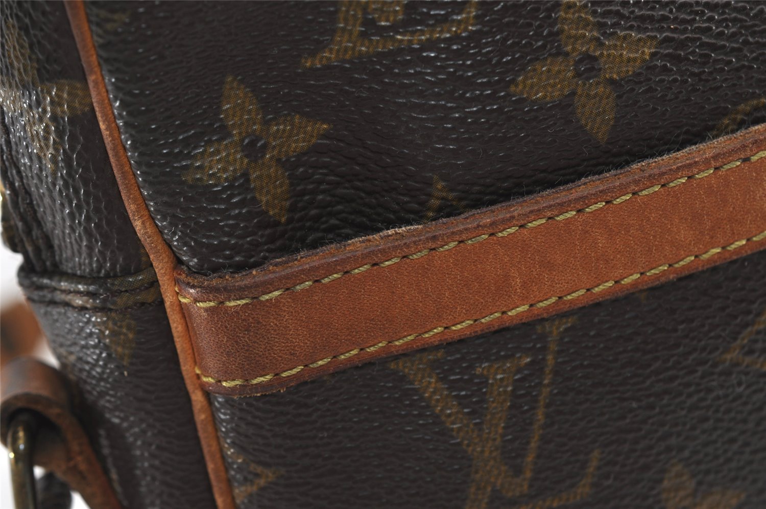 Authentic Louis Vuitton Monogram Danube Shoulder Cross Bag M45266 Junk 2462J