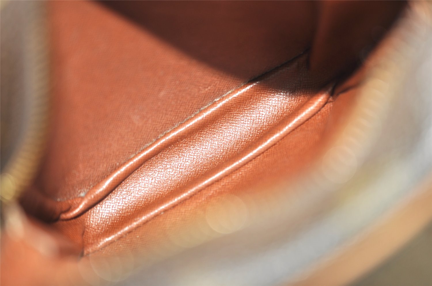 Authentic Louis Vuitton Monogram Danube Shoulder Cross Bag M45266 Junk 2462J