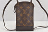 Authentic Louis Vuitton Monogram Pochette Secret M45484 Shoulder Bag Pouch 2462K