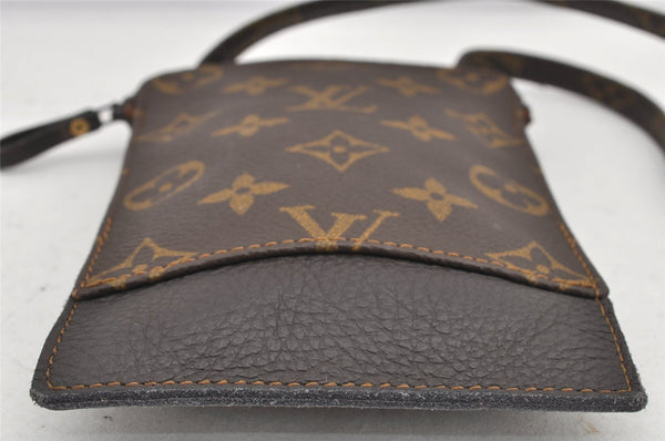 Authentic Louis Vuitton Monogram Pochette Secret M45484 Shoulder Bag Pouch 2462K