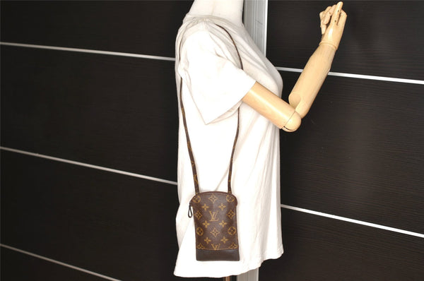 Authentic Louis Vuitton Monogram Pochette Secret M45484 Shoulder Bag Pouch 2462K
